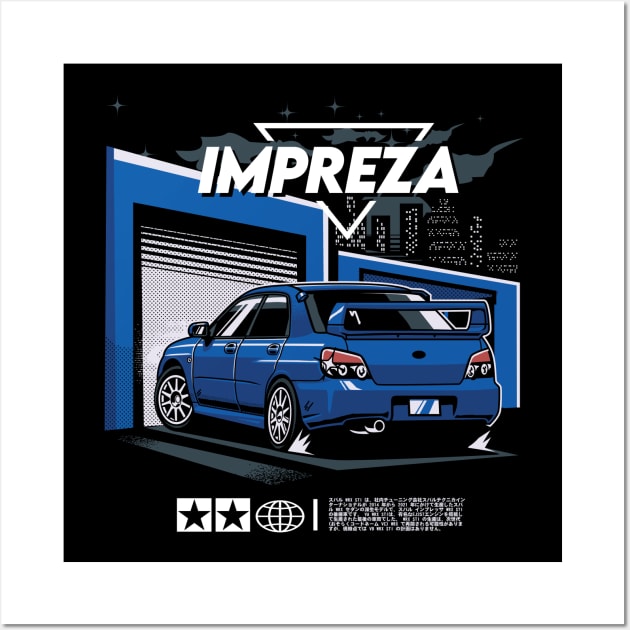 Impreza Wall Art by JDMAPEX